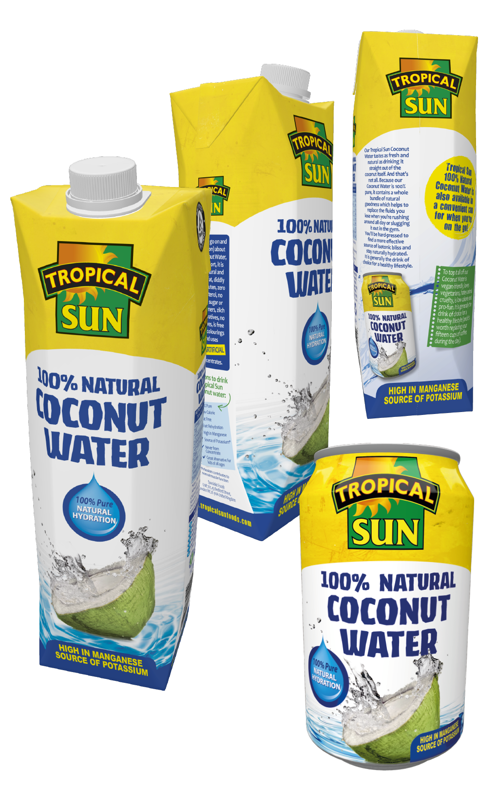 Tropical Sun Coconut Water DM Creative